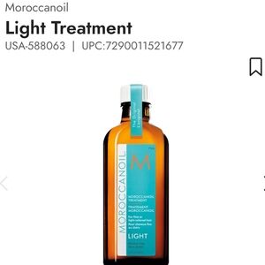 Moroccanoil Light Treatment - Blue and White